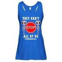 They Can't Stop All Of Us Aliens Storm Area 51 Ladies Essential Flowy Tank