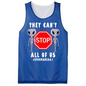 They Can't Stop All Of Us Aliens Storm Area 51 Mesh Reversible Basketball Jersey Tank