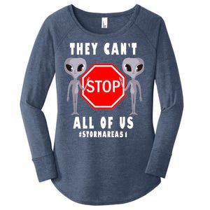 They Can't Stop All Of Us Aliens Storm Area 51 Women's Perfect Tri Tunic Long Sleeve Shirt