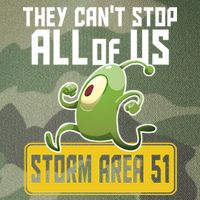 They Can't Stop Us All Storm Area 51 Alien Running Legacy Tie Dye Trucker Hat