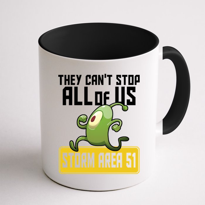 They Can't Stop Us All Storm Area 51 Alien Running Mug