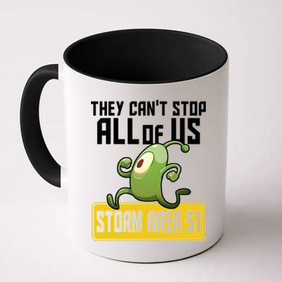 They Can't Stop Us All Storm Area 51 Alien Running Mug