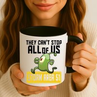 They Can't Stop Us All Storm Area 51 Alien Running Mug