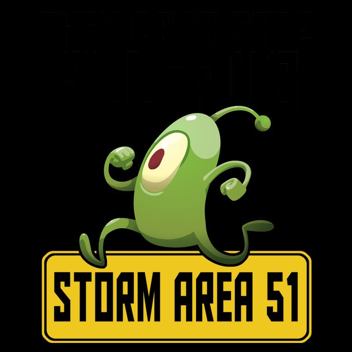 They Can't Stop Us All Storm Area 51 Alien Running Mug