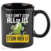 They Can't Stop Us All Storm Area 51 Alien Running 11oz C Handle Ceramic Mug