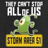 They Can't Stop Us All Storm Area 51 Alien Running 15oz Campfire Ceramic Mug