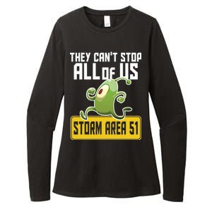 They Can't Stop Us All Storm Area 51 Alien Running Womens CVC Long Sleeve Shirt