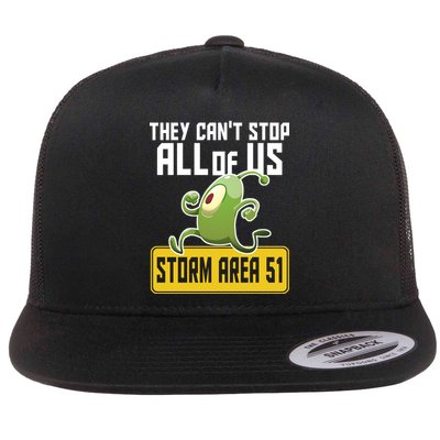 They Can't Stop Us All Storm Area 51 Alien Running Flatbill Hat