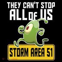 They Can't Stop Us All Storm Area 51 Alien Running Flatbill Hat
