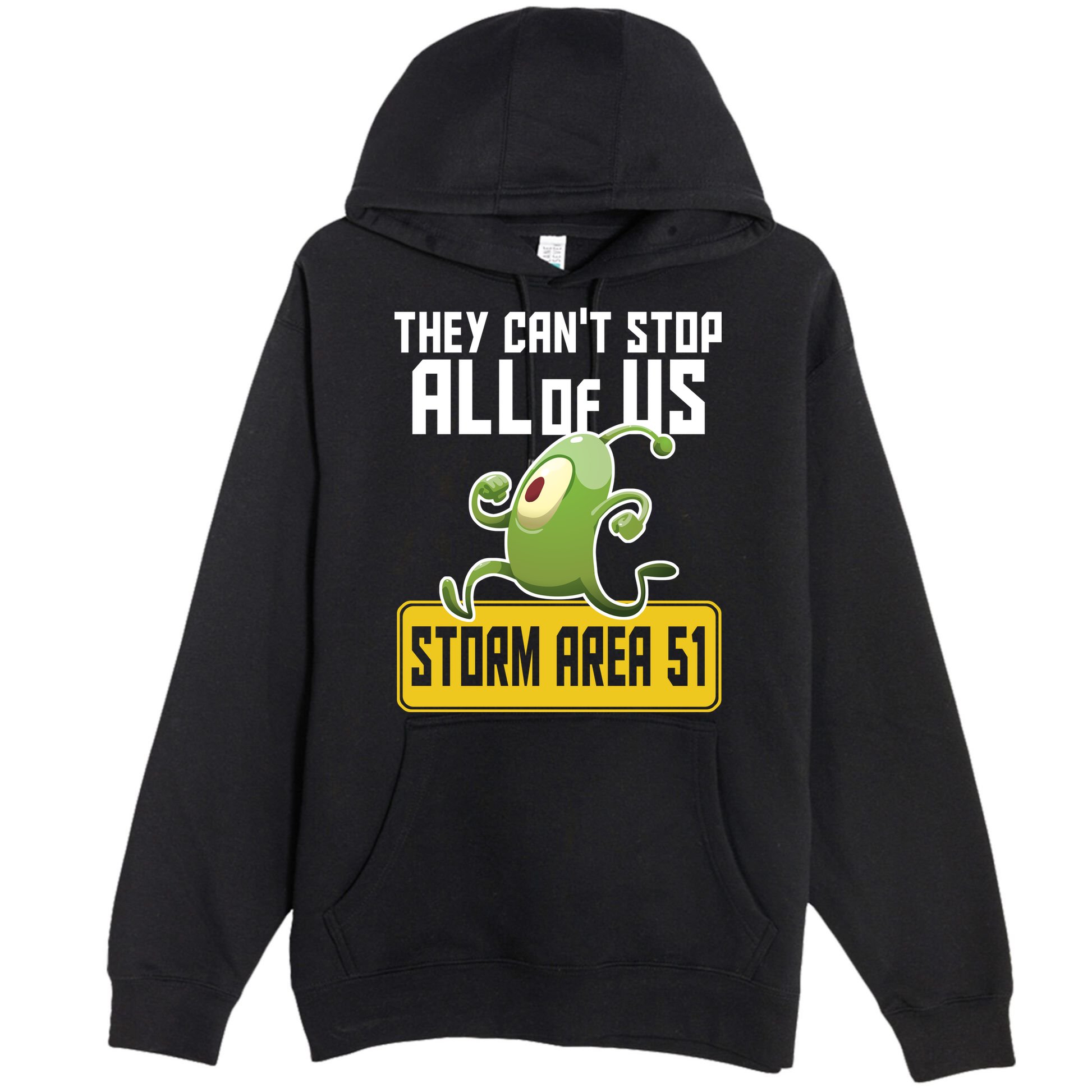 They Can't Stop Us All Storm Area 51 Alien Running Premium Pullover Hoodie