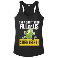 They Can't Stop Us All Storm Area 51 Alien Running Ladies PosiCharge Competitor Racerback Tank