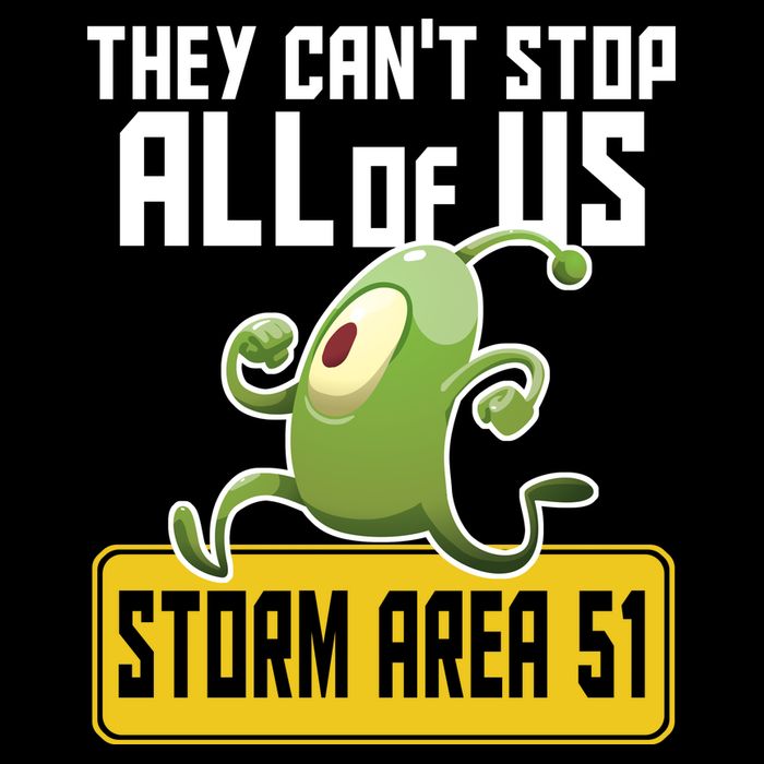 They Can't Stop Us All Storm Area 51 Alien Running Ladies PosiCharge Competitor Racerback Tank