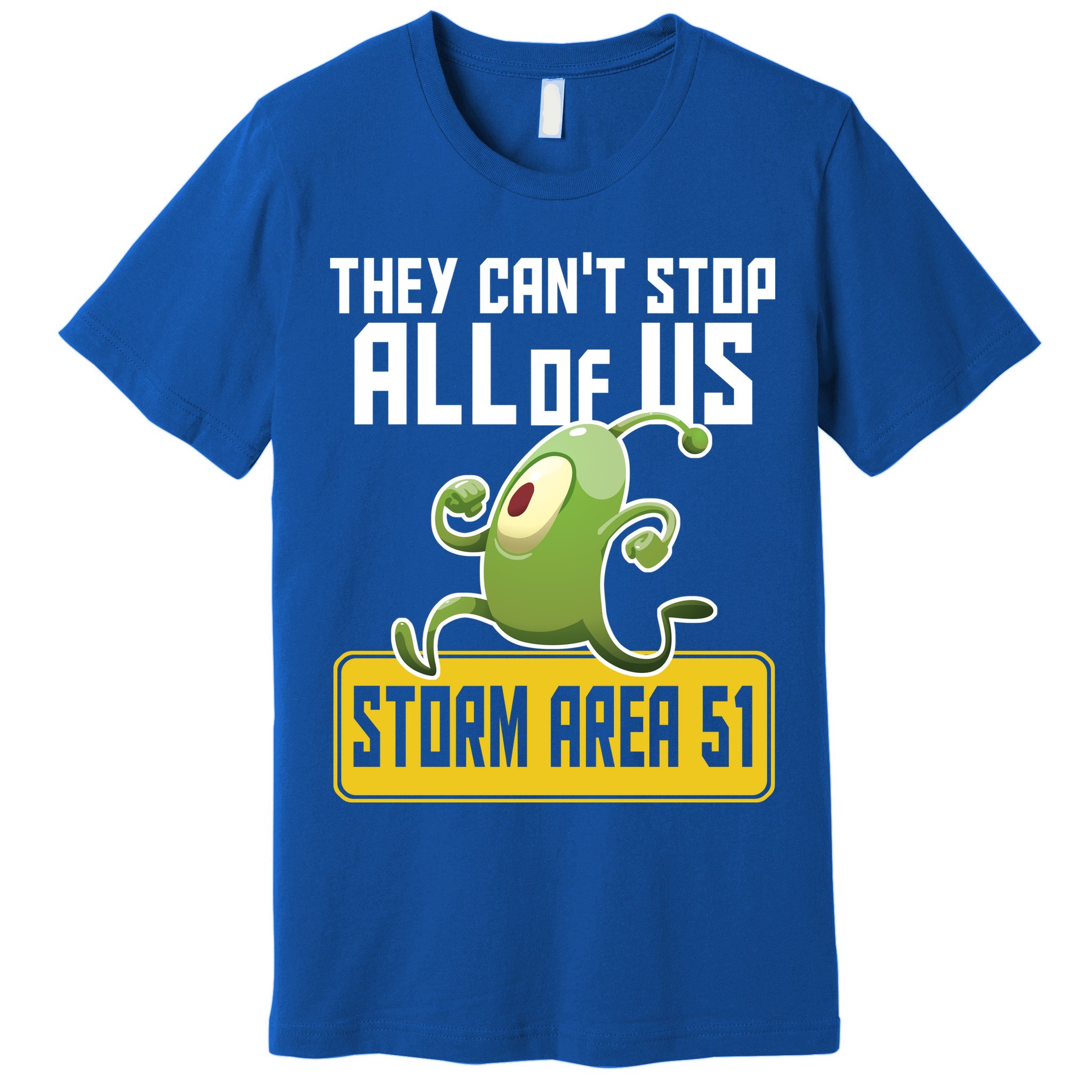 They Can't Stop Us All Storm Area 51 Alien Running Premium T-Shirt