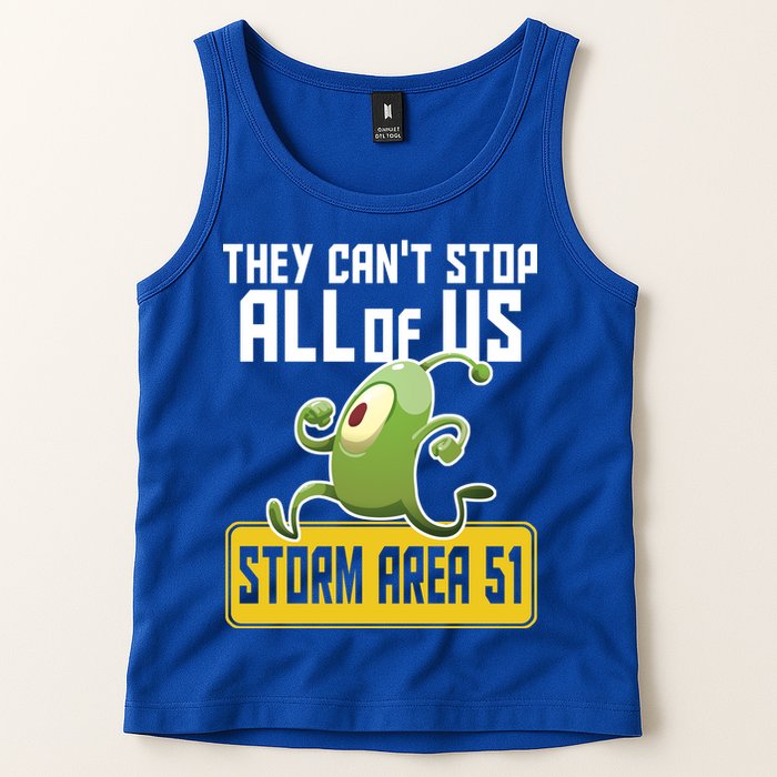 They Can't Stop Us All Storm Area 51 Alien Running Tank Top