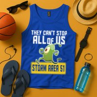 They Can't Stop Us All Storm Area 51 Alien Running Tank Top