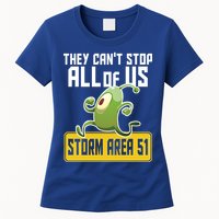 They Can't Stop Us All Storm Area 51 Alien Running Womens T-Shirt