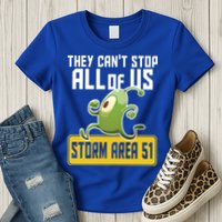 They Can't Stop Us All Storm Area 51 Alien Running Womens T-Shirt