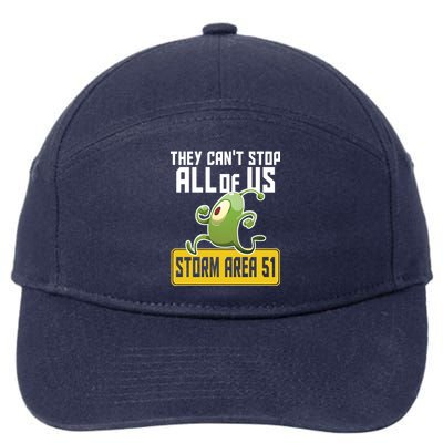 They Can't Stop Us All Storm Area 51 Alien Running 7-Panel Snapback Hat