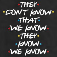 They Don't That We Know They Know We Know 7 Panel Mesh Trucker Snapback Hat