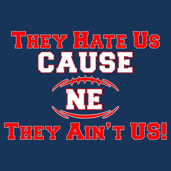 They Hate Us Cause They Aint Us NE New England Football T-Shirt
