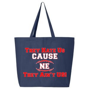 They Hate Us Cause They Aint Us NE New England Football 25L Jumbo Tote