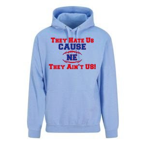 They Hate Us Cause They Aint Us NE New England Football Unisex Surf Hoodie