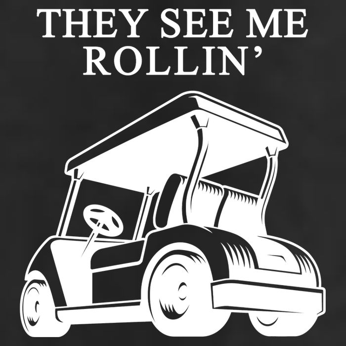 They See Me Rollin Funny Golf Cart 25L Jumbo Tote
