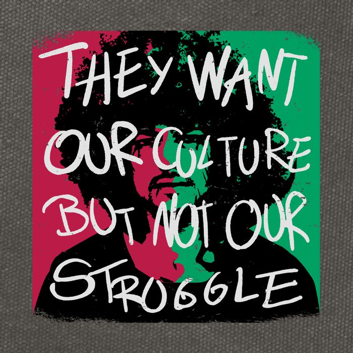 They Want Our Culture Not Our Struggle Cotton Canvas Backpack
