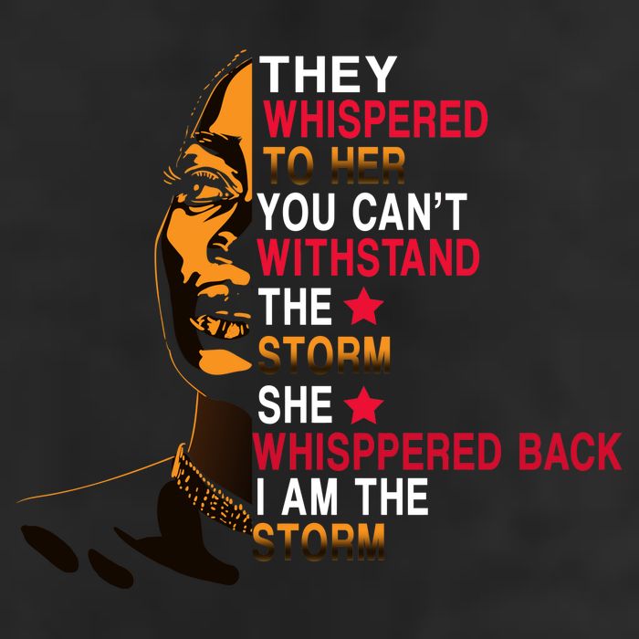 They Whispered I Am The Storm Inspiring Quote Adult Drive Performance Visor
