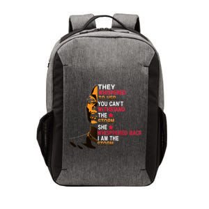 They Whispered I Am The Storm Inspiring Quote Vector Backpack