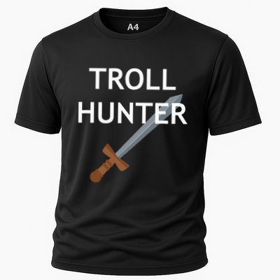 Troll Hunter Funny Jokes Sarcastic Cooling Performance Crew T-Shirt