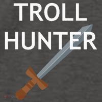 Troll Hunter Funny Jokes Sarcastic Vector Backpack