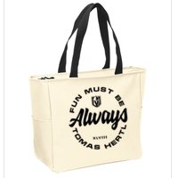 Tomas Hertl Fun Must Be Always Zip Tote Bag