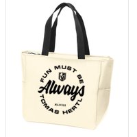 Tomas Hertl Fun Must Be Always Zip Tote Bag
