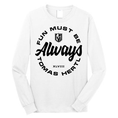 Tomas Hertl Fun Must Be Always Long Sleeve Shirt
