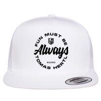 Tomas Hertl Fun Must Be Always Flat Bill Trucker Hat