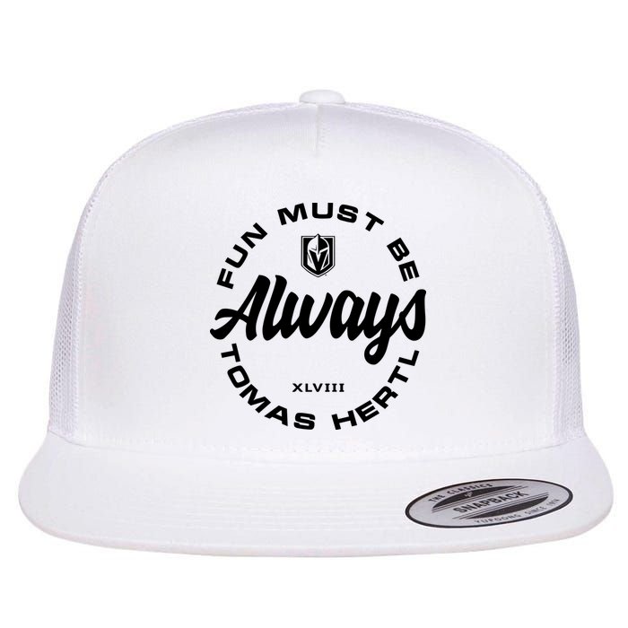 Tomas Hertl Fun Must Be Always Flat Bill Trucker Hat