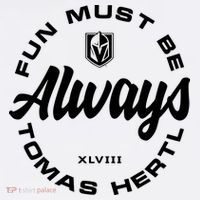 Tomas Hertl Fun Must Be Always Poster