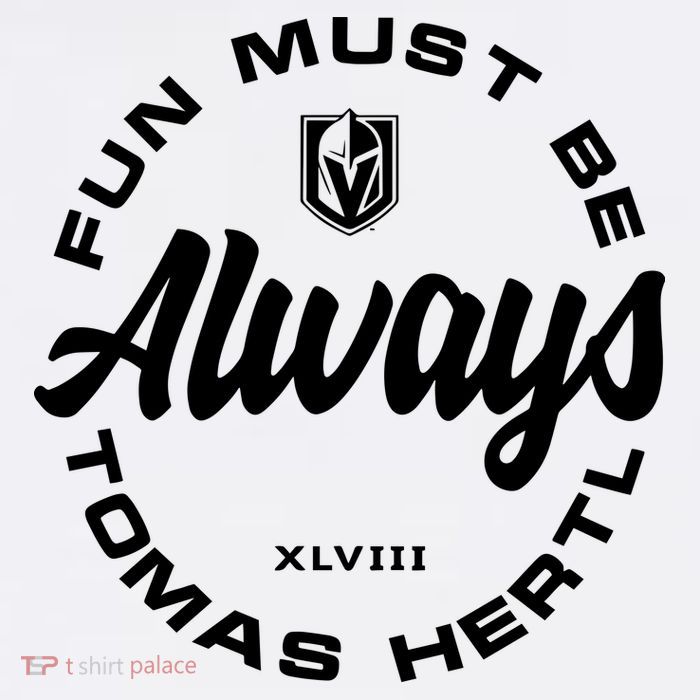 Tomas Hertl Fun Must Be Always Poster