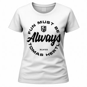 Tomas Hertl Fun Must Be Always Women's T-Shirt