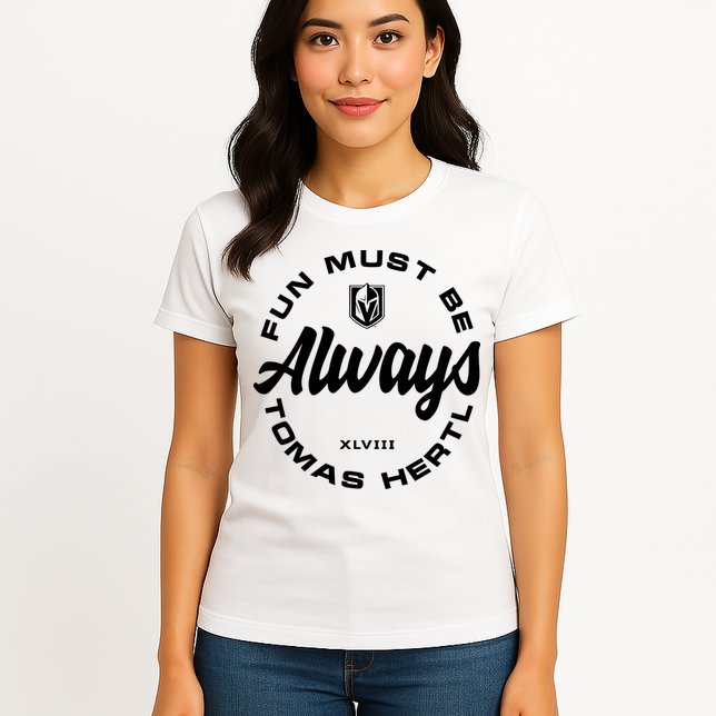 Tomas Hertl Fun Must Be Always Womens T-Shirt