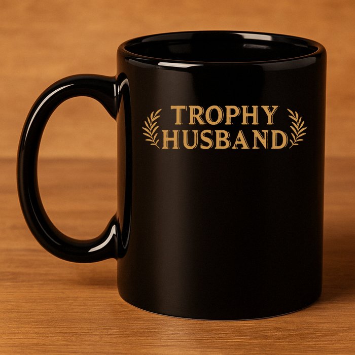 Trophy Husband Funny 11oz C Handle Ceramic Mug