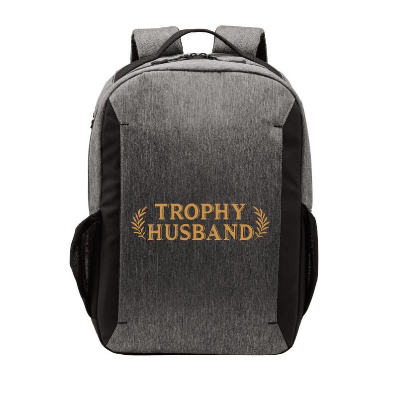 Trophy Husband Funny Vector Backpack