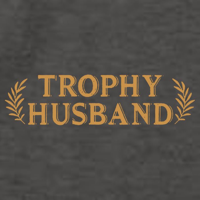 Trophy Husband Funny Vector Backpack