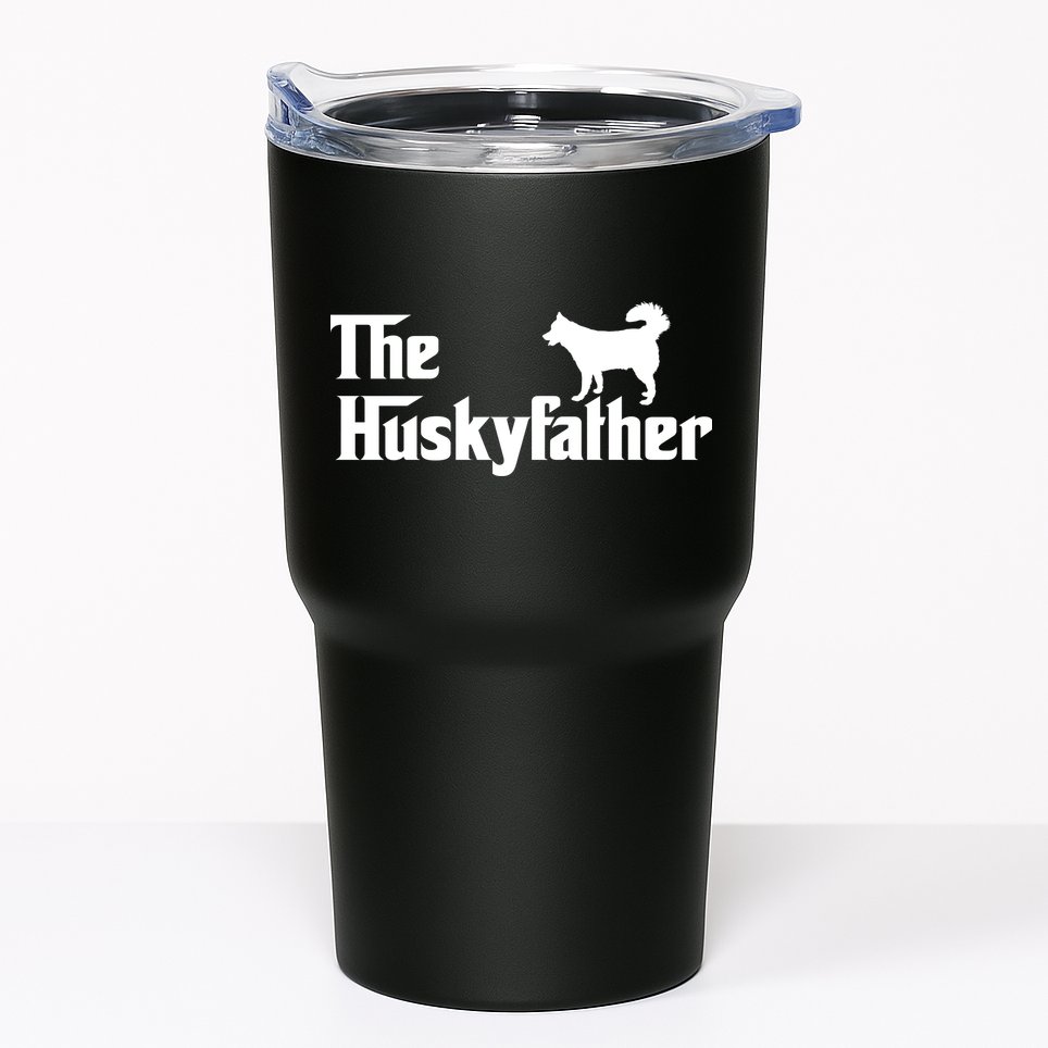 The Husky Father Funny Husky Owner Dad Gifts Tumbler