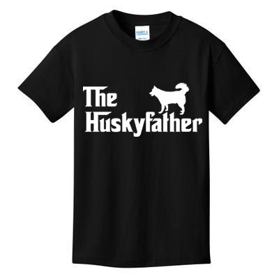 The Husky Father Funny Husky Owner Dad Gifts Kids T-Shirt