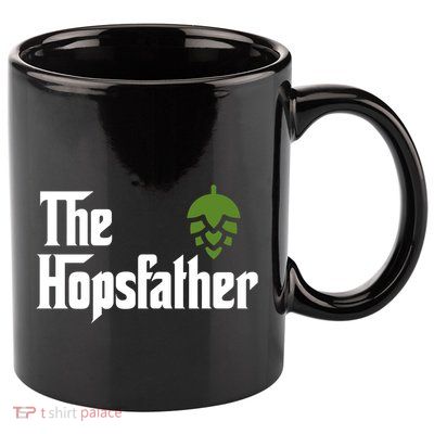 The Hops Father Funny Homebrew Gift For Dad 11oz C Handle Ceramic Mug