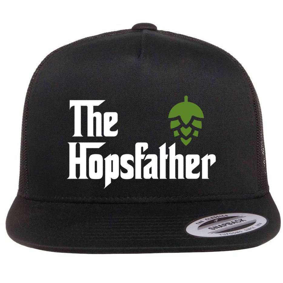 The Hops Father Funny Homebrew Gift For Dad Flat Bill Trucker Hat