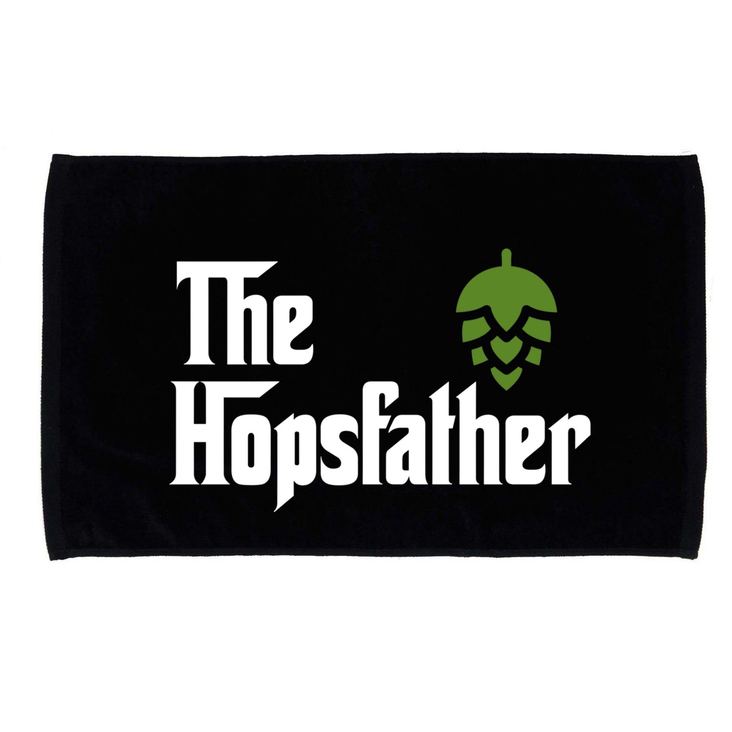 The Hops Father Funny Homebrew Gift For Dad Microfiber Hand Towel