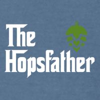 The Hops Father Funny Homebrew Gift For Dad Garment-Dyed Sweatshirt